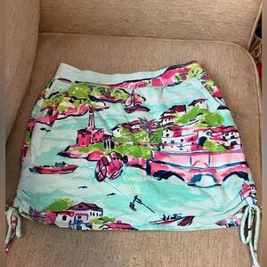 Crown & ivy tie skirt with Rome vacation design